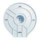 thumbnail image 3 of Dispensador Circular Gris De Papel Higiénico, 3 of 3