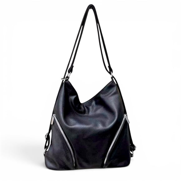 Cartera Mochila Ecocuero Grande
