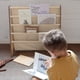 thumbnail image 4 of Estantería para niños con 3 Sprouts, tela reciclada, 4 niveles, color beige, 4 of 8