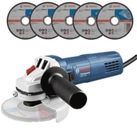 Esmeril Angular Bosch 4 1/2"" Gws 700 + 5 Discos