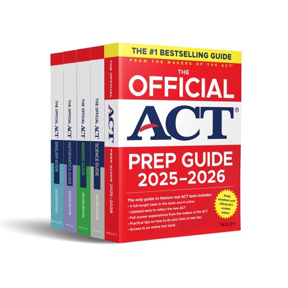 Colección Wiley Official ACT Prep 2025‑2026