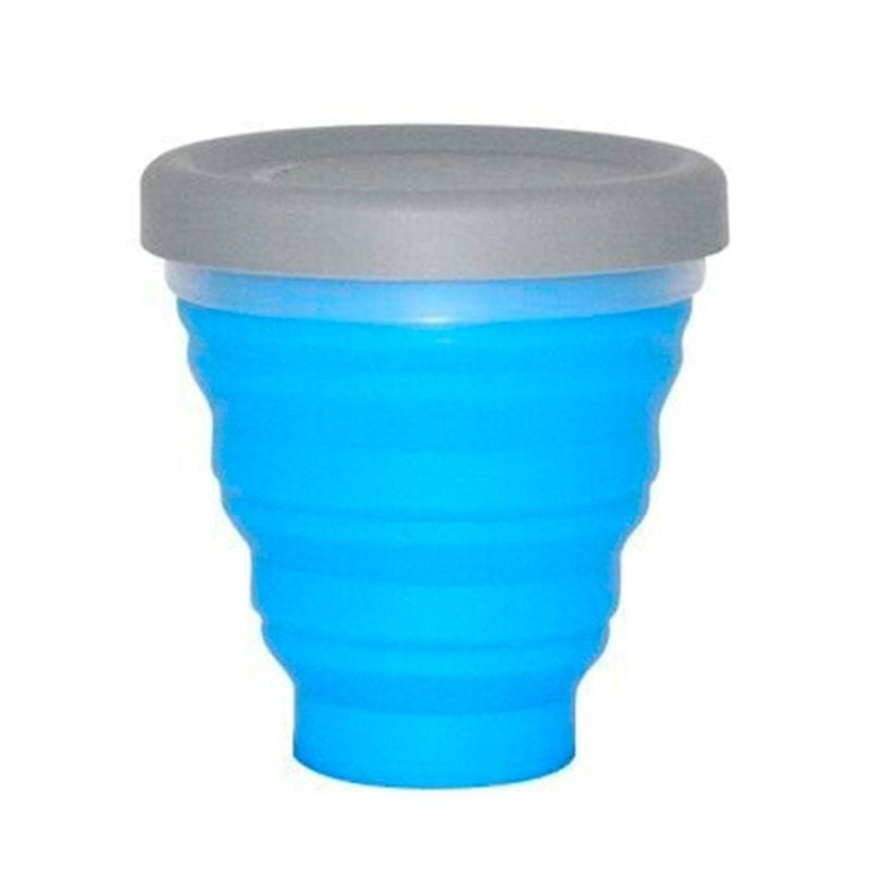 Pro Outdoor - Vaso Plegable 200Ml Azul