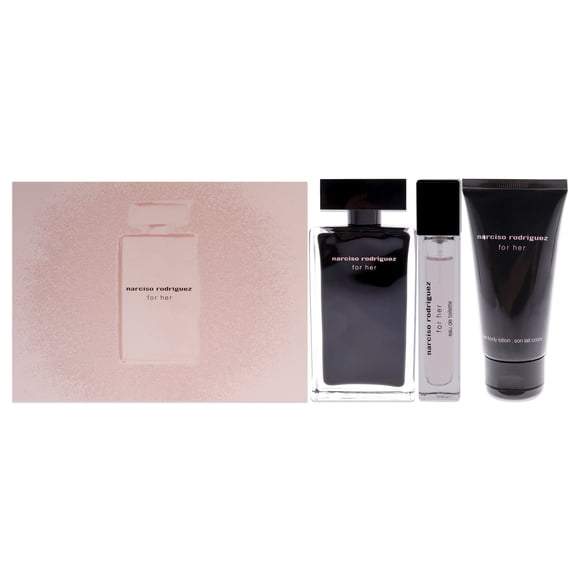 Set De Regalo Narciso Rodriguez Narciso Rodriguez EDT 100ml Spray, EDT 10ml Spray, Loción Corporal 48ml Mujer