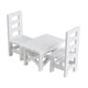 thumbnail image 5 of 1:12 Casa De Mu?ecas Mesa Silla Muebles Madera, Accesorios Fotográficos Blanco, 5 of 5