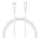thumbnail image 1 of Cable USB-A a USB-C 100W Carga Rápida 2 m Superior (Blanco) - Baseus, 1 of 5