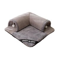 Ioensy - Cama Túnel Para Gatos, Centro De Juegos De Entrenamiento Portátil Para Gatitos Para Hámster De Conejo De Interior