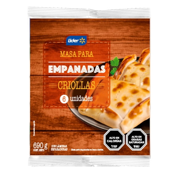 Masa Para Empanadas Criollas 6 Un, 690 g
