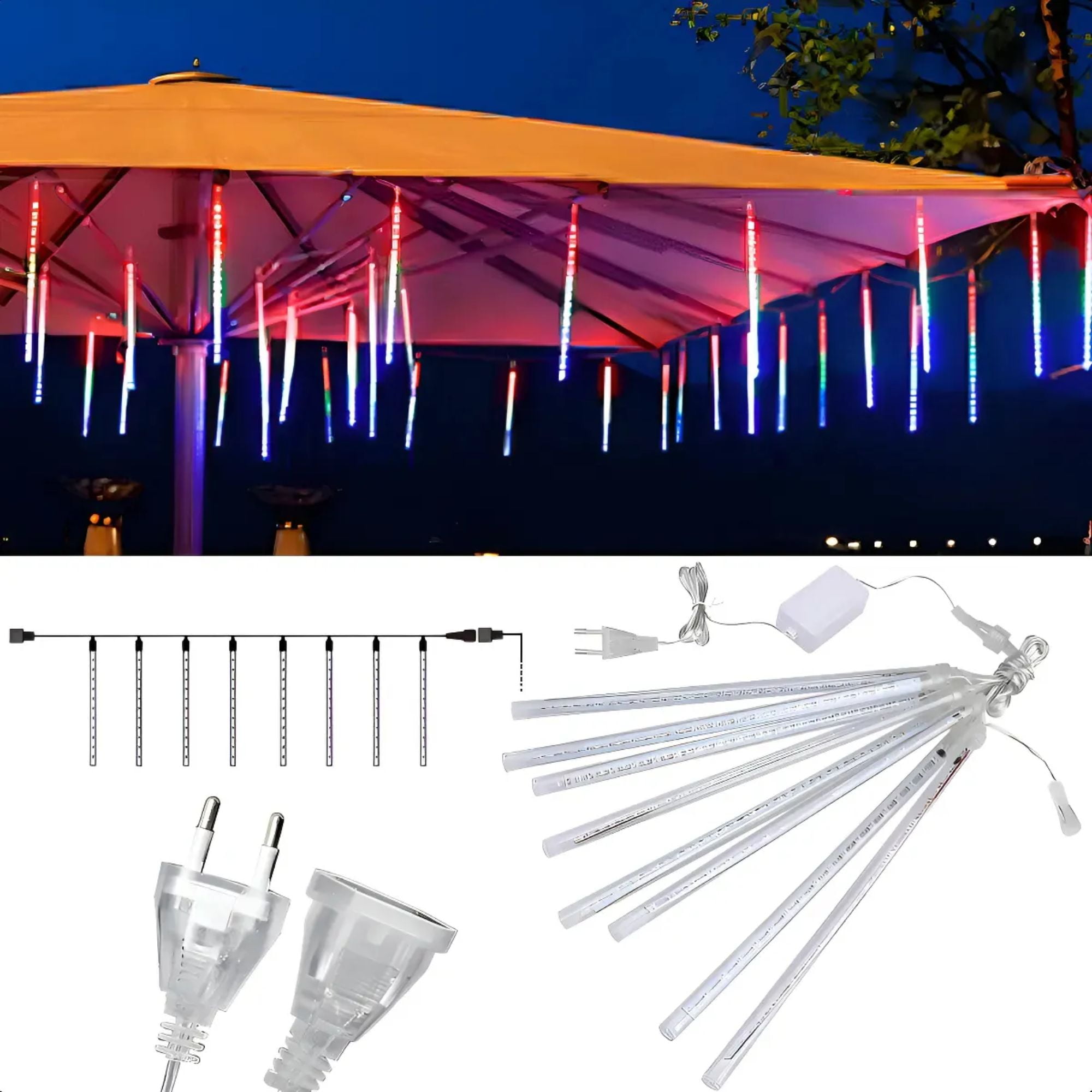 Genérico - Guirnalda Luces Meteorito Led 3m Decoracion Navidad