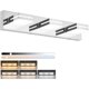 thumbnail image 1 of Luz LED SineRise para Baño Moderna de 3 Luces, 24 W, Cromo, Regulable, 1 of 3