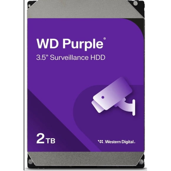 Disco Duro WD Purple 2TB Almacenamiento para Vigilancia Continua