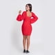 thumbnail image 3 of Vestido ajustado color rojo manga larga Talla M Mujer, 3 of 3