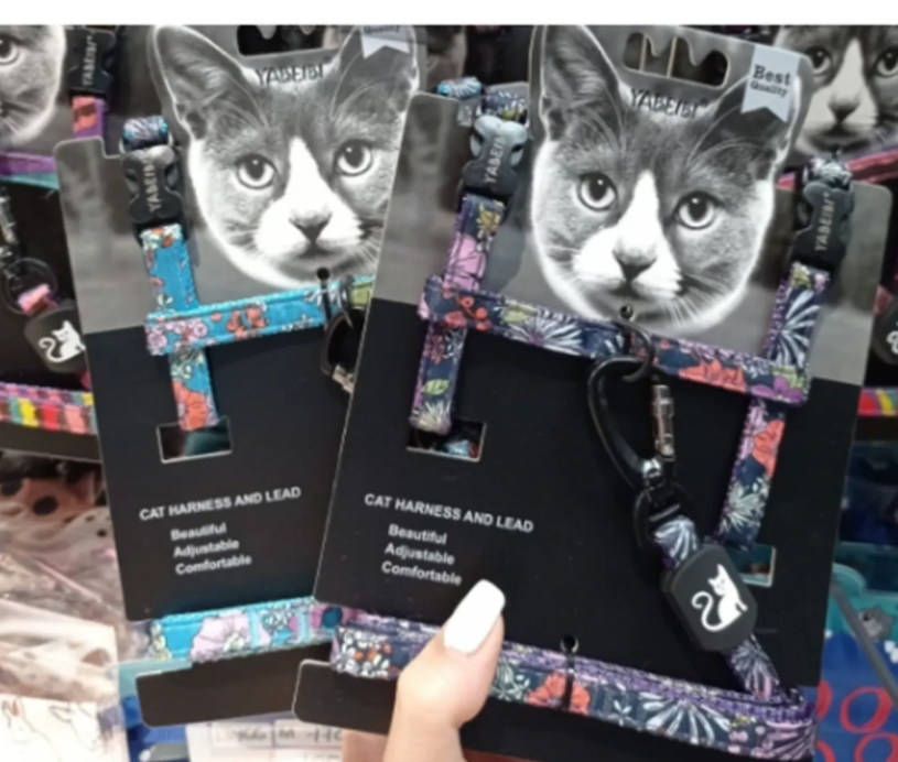 Genérico - Arnes Para Gatos 1Cm X 120Cm Colores Surtidos