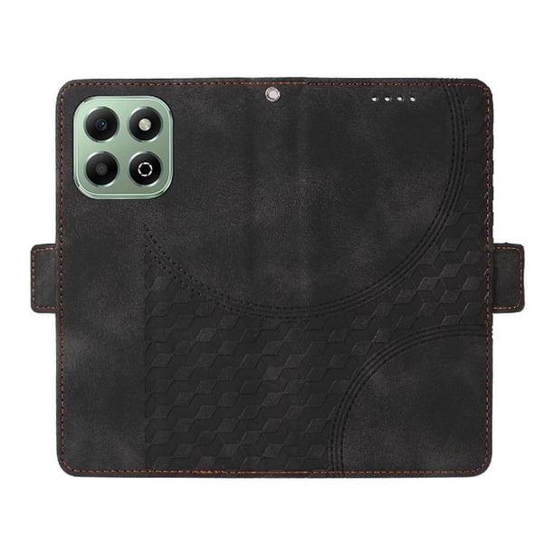 Carcasa FOXDOCK Honor X6A de cuero PU, diseño acolchado clásico, protección contra caídas y rayones