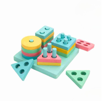 Linea Sport - Juego De Madera Didáctico De Encaje Para Niños