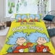 thumbnail image 2 of Dr. Seuss Conjunto de sábanas temático, trío de piezas, cómodo y amigable con la piel, diseño único, regalo de decoración para el hogar para familiares, amigos y fans,135cm *200cm, 2 of 6
