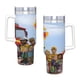 thumbnail image 4 of Sam el Bombero Vaso aislado de acero inoxidable con asa, diseño temático, regalo para familia, amigos y fans; incluye pajita y encaja en el portavasos estándar, 40 oz, 4 of 6