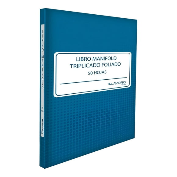 Libro Manifold 50 Hojas Triplicado Foliado. Lavoro