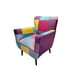 thumbnail image 3 of Poltrona Patchwork Modelo Bote 75x75x85 cm, 3 of 4