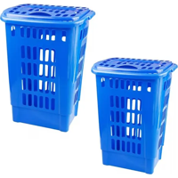 Genérico - Cesta Ropa Rectangular Con Tapa Grande