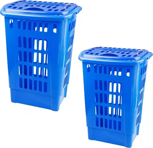 Genérico - Cesta Ropa Rectangular Con Tapa Grande