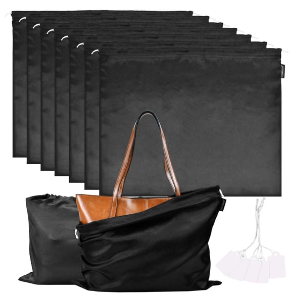 Bolsas anti polvo FEICHANGHAO pack de 7, 50 × 40 cm, seda con cordón