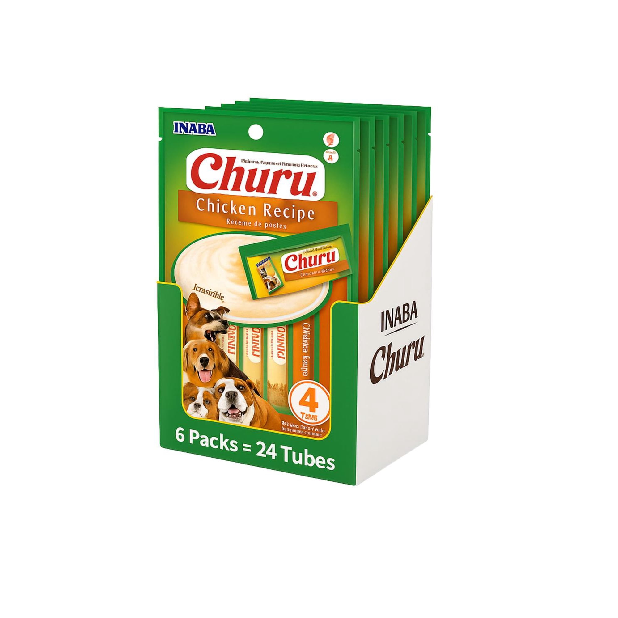 Churu Dog Pollo 14g x4 | Pack 6 Unidades