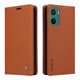 thumbnail image 4 of Funda Billetera de Cuero para Motorola MOTO G05 con Tarjetero y Soporte - Tapa Magnética Marrón, 4 of 6