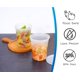 thumbnail image 2 of Recipientes de plástico para almacenamiento de alimentos Delicatessen EDI de 1 litro con tapas hermé, 2 of 9