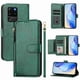 thumbnail image 2 of Funda Billetera Cremallera para Samsung Galaxy S20 Ultra 5G con Porta Tarjetas, Soporte y Correa Verde, 2 of 5