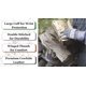 thumbnail image 5 of Guantes de trabajo Greendale de cuero y algodón, talla única para la mayoría, 5 of 8