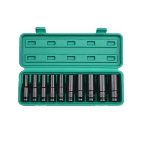 Genérico - Juego Dados Largos De Impacto 10-24 Mm 10 Piezas