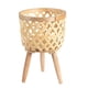thumbnail image 3 of Maceta Tejida A Mano, Cesta De Almacenamiento De Ropa Para Macetas De Balcón, Césped De Patio, 3 of 5