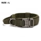 thumbnail image 2 of Collar táctico para perros medianos y grandes, resistente, con asa y correa de metal., 2 of 5