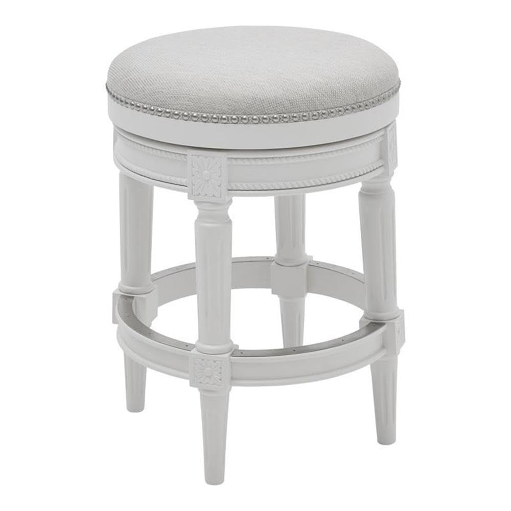 Taburete De Bar New Ridge Home Goods Chapman 26, Madera Blanca