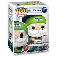 Figura Funko Pop Santa Claus Seahawks Nfl Edición Festiva