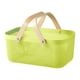 thumbnail image 1 of Canasto Metálico Decorativo Rectangular Con Mango de Madera - Verde, 1 of 7