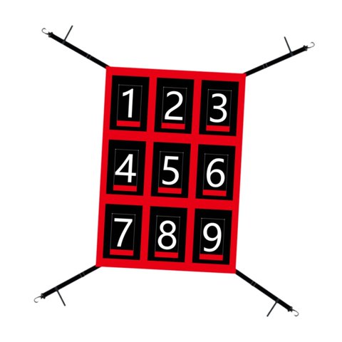 Ioensy - Almohadilla De Práctica De Tiro Con Zona De Strike De Béisbol Para Deportes Al Aire Libre, Bateo Y Lanzamiento