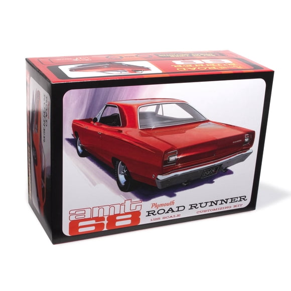 Kit de modelismo AMT Plymouth Road Runner Customizing 1968 1:25