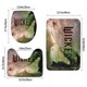 thumbnail image 3 of Juego de 3 Alfombras de Baño de Terciopelo Coral Wicked Desmarcar, 3 of 6