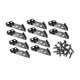 thumbnail image 1 of 10 Piezas De Soportes De Esquina Triangulares, Soportes Triangulares Para Muebles, Sillas, Escritorios Con Tornillos De Hierro, 1 of 5
