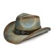 thumbnail image 1 of Sombrero YOUBADU talla única azul denim de paja estilo vaquero/vaquera, 1 of 6