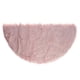 thumbnail image 4 of Alfombrilla De Suelo De Piel De Oveja De Lana Artificial Semiredonda Rosa, 4 of 5