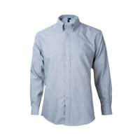 Jayson - Camisa Oxford B/Suelto M/L Gris Oscuro S