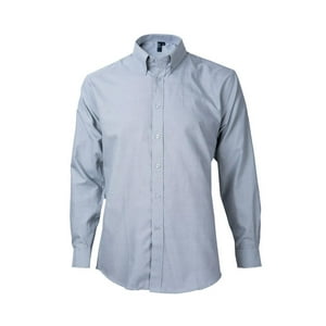 Jayson - Camisa Oxford B/Suelto M/L Gris Oscuro L