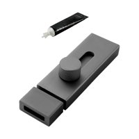 Magideal - Cerraduras De Perno De Barril, Cerradura De Puerta Corredera, Cerraduras De Perno Deslizante Cerradura De Puerta Con Perno Deslizante Pestillos De Pue 100 Mm Gris