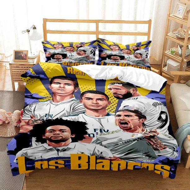 Fashion football star ed bedding for Boys Queen bedding set Soft and comfortable customized King size bedding setBed Sheets