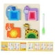 thumbnail image 2 of Juegos De Rompecabezas De Madera Juguetes Educativos Para Bebés 1 2 3 Años Niños A, 2 of 3