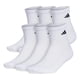 thumbnail image 1 of Calcetines Adidas Athletic Cushioned Quarter, paquete de 6, para hombre, 1 of 7