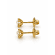 thumbnail image 2 of Aros Perla Cultivada Pistilo 3mm N1 Oro 18k 0.95gr Mujer Dorado, 2 of 5