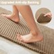 thumbnail image 4 of Alfombra de Baño TYUU Waffle 48x24 cm Beige Antideslizante, 4 of 9